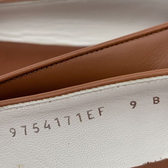 Ralph Lauren Collection Women 9 Loafers Purple Label Horsebit Saddle Brown EUC - Picture 12 of 16